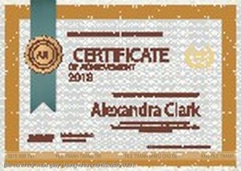 file corel cdr mau giay chung nhan certificates 0231