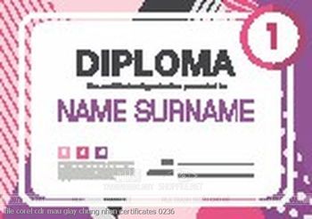 file corel cdr mau giay chung nhan certificates 0236