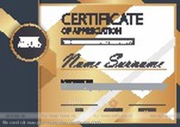 file corel cdr mau giay chung nhan certificates 0240