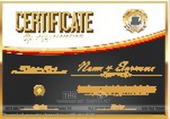 file corel cdr mau giay chung nhan certificates 0246