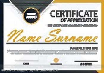 file corel cdr mau giay chung nhan certificates 0250