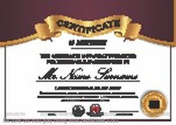 file corel cdr mau giay chung nhan certificates 0283