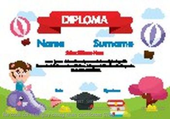 file corel cdr mau giay chung nhan certificates 0295