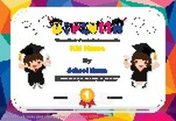 file corel cdr mau giay chung nhan certificates 0299