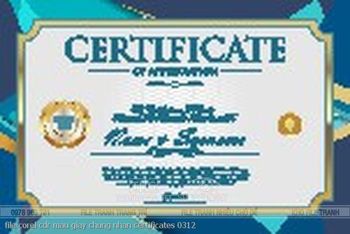 file corel cdr mau giay chung nhan certificates 0312