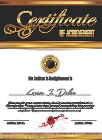 file corel cdr mau giay chung nhan certificates 0315