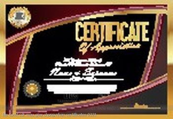 file corel cdr mau giay chung nhan certificates 0321
