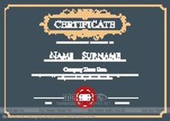 file corel cdr mau giay chung nhan certificates 0336