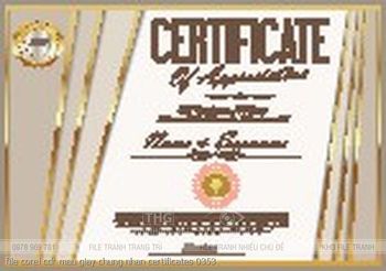file corel cdr mau giay chung nhan certificates 0353