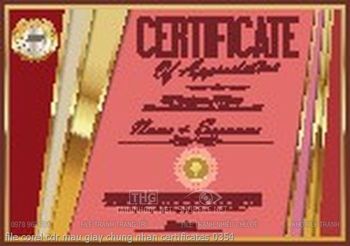 file corel cdr mau giay chung nhan certificates 0354