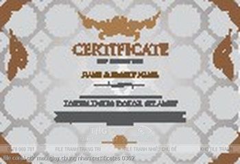file corel cdr mau giay chung nhan certificates 0362