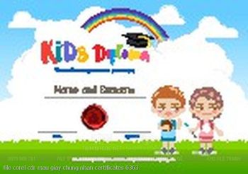 file corel cdr mau giay chung nhan certificates 0363