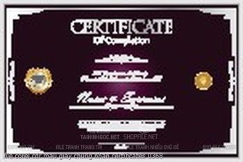 file corel cdr mau giay chung nhan certificates 0368