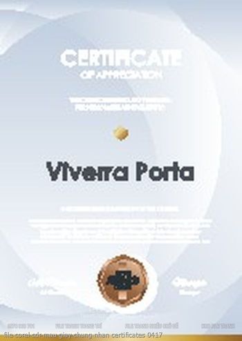 file corel cdr mau giay chung nhan certificates 0417