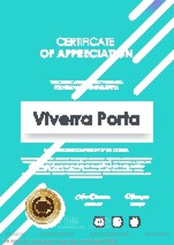 file corel cdr mau giay chung nhan certificates 0418