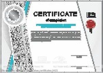 file corel cdr mau giay chung nhan certificates 0425