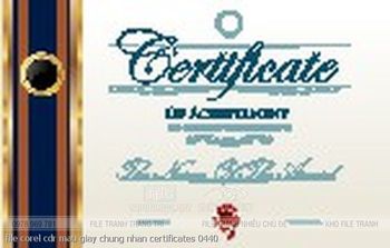file corel cdr mau giay chung nhan certificates 0440