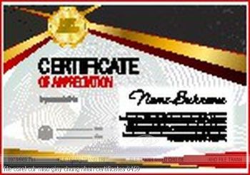 file corel cdr mau giay chung nhan certificates 0459