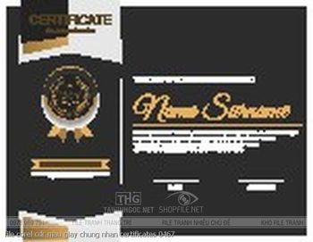 file corel cdr mau giay chung nhan certificates 0467