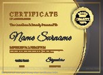 file corel cdr mau giay chung nhan certificates 0494