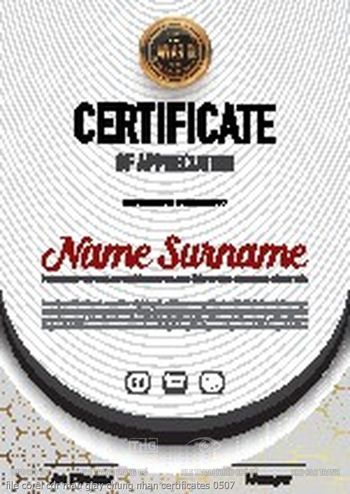file corel cdr mau giay chung nhan certificates 0507