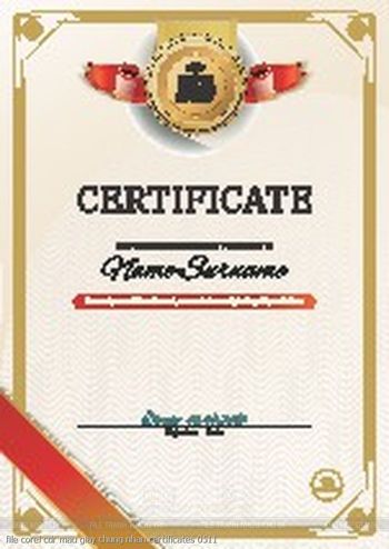file corel cdr mau giay chung nhan certificates 0511