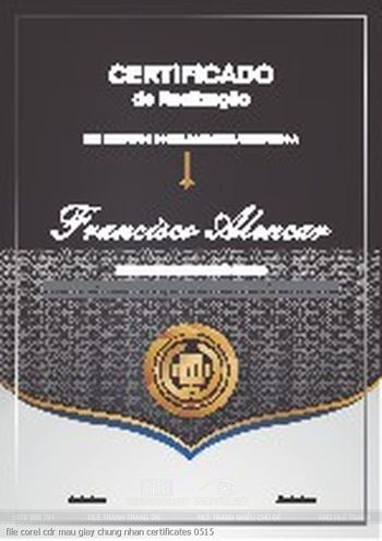 file corel cdr mau giay chung nhan certificates 0515