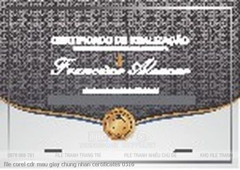 file corel cdr mau giay chung nhan certificates 0516