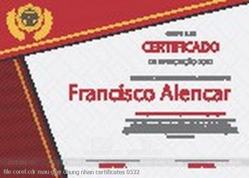 file corel cdr mau giay chung nhan certificates 0532