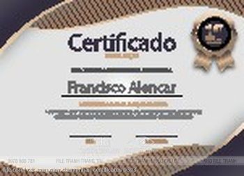 file corel cdr mau giay chung nhan certificates 0543