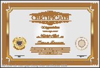 file corel cdr mau giay chung nhan certificates 0558
