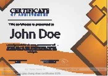 file corel cdr mau giay chung nhan certificates 0576
