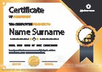 file corel cdr mau giay chung nhan certificates 0579
