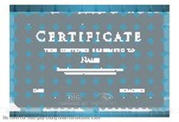file corel cdr mau giay chung nhan certificates 0589