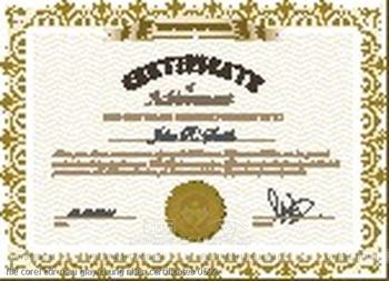 file corel cdr mau giay chung nhan certificates 0592