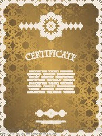 file corel cdr mau giay chung nhan certificates 0606