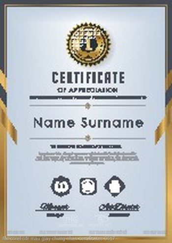 file corel cdr mau giay chung nhan certificates 0617