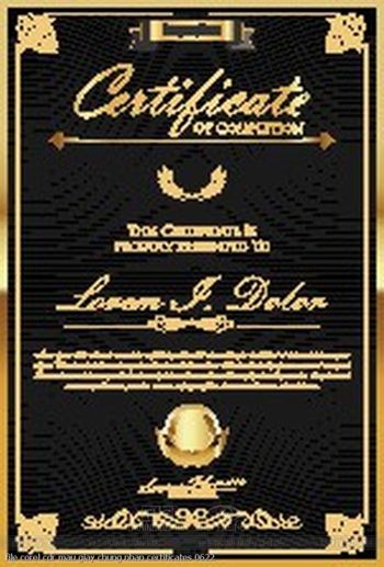 file corel cdr mau giay chung nhan certificates 0622