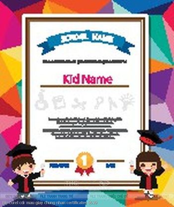 file corel cdr mau giay chung nhan certificates 0639