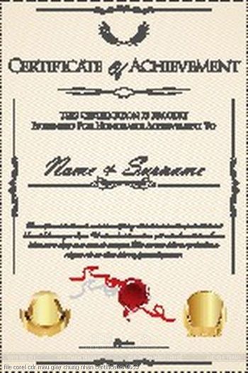 file corel cdr mau giay chung nhan certificates 0653