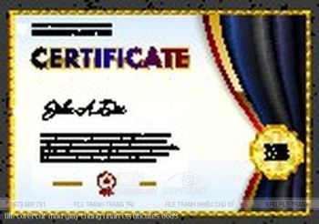 file corel cdr mau giay chung nhan certificates 0663