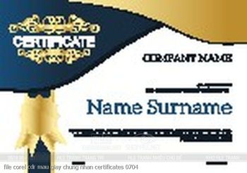 file corel cdr mau giay chung nhan certificates 0704