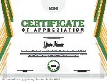 file corel cdr mau giay chung nhan certificates 0719
