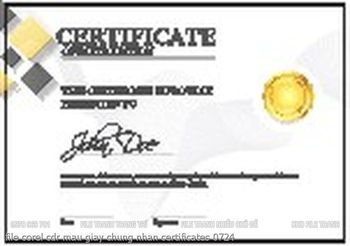 file corel cdr mau giay chung nhan certificates 0724