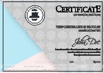 file corel cdr mau giay chung nhan certificates 0727