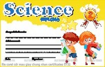 file corel cdr mau giay chung nhan certificates 0732