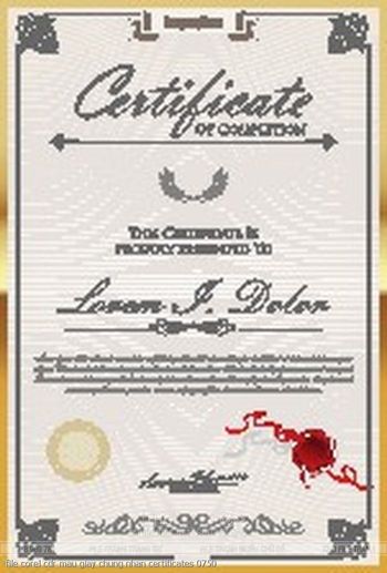 file corel cdr mau giay chung nhan certificates 0750