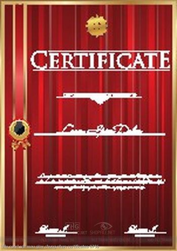 file corel cdr mau giay chung nhan certificates 0756