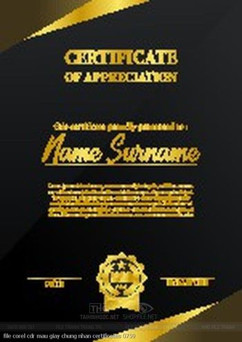file corel cdr mau giay chung nhan certificates 0759