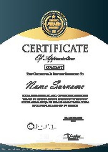 file corel cdr mau giay chung nhan certificates 0767